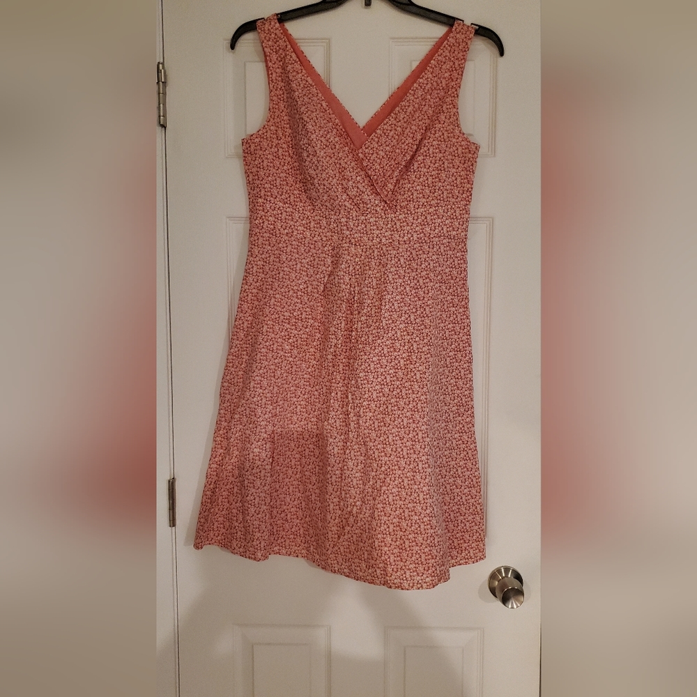 Lands End Pink A Line Dress